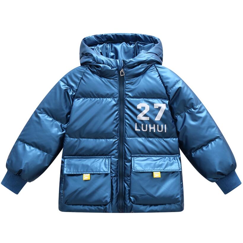 verdicken Warme Weiße Ente Unten Winter Helle Oberfläche freundlicher SnowCoat Schwergewicht Outfits Baby Jungen Mädchen Jacken Outwear