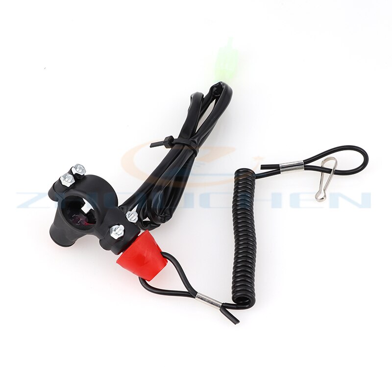 Off Tether Safety Stop Kill Switch Push Button For 2 Stroke Mini Moto Dirt ATV Quad 4 Wheeler Minimoto Pocket Bike: D