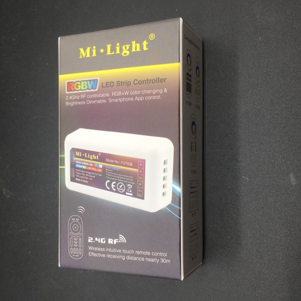 milight 2.4G wireless 4 Zone wifi RF Dimmable led strip dimmer remote Controller for 5050 3528 3014 RGBW RGB RGBWW strip light