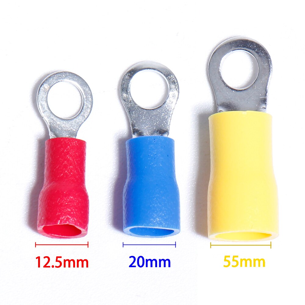 Terminals Connector Electrical Spade Ring Mixed Lug Cable wire car Crimped general pressure Round Plug cold pressing fast spring