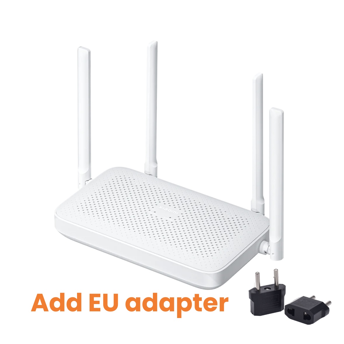 Xiaomi router  ax1500 2.4g/5.0 ghz wifi 6 dual band mesh wifi 6 repeater børn online beskyttelse app kontrol: Hvid