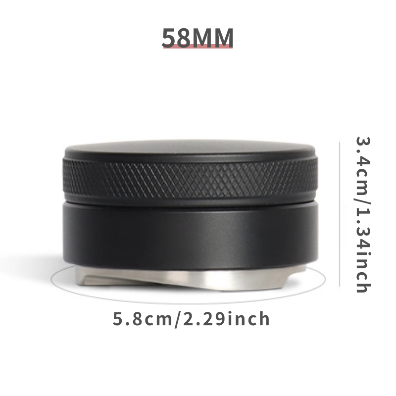 Koffie Distributie Espresso Tool/Leveler 3 Schuine Hellingen Verstelbare Palm Sabotage Past 51/53/58Mm Portafilter: Blauw