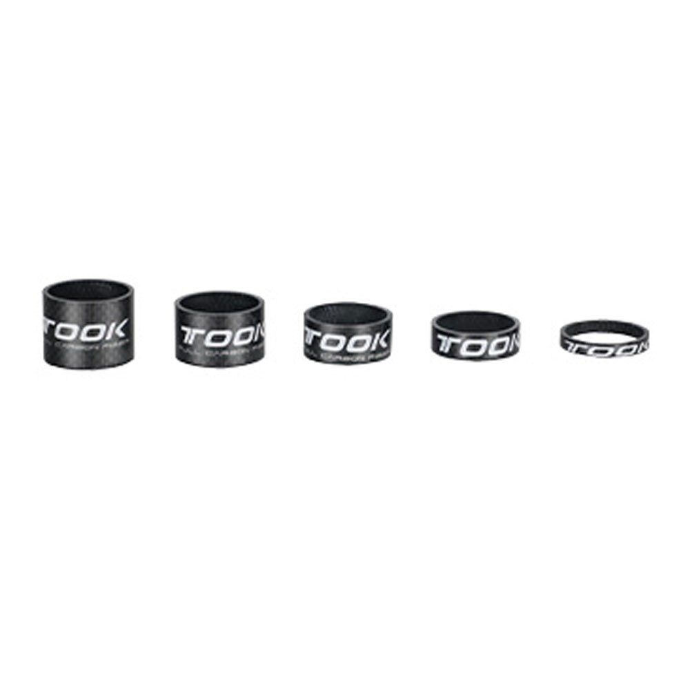 TOSEEK Full Carbon Fiber 5/10/15/20/25mm Bike Front Fork Washer Stem Washer Ring MTB Bike Headset Spacers Bicycle Parts