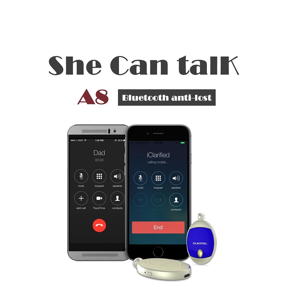 A8 Mini Anti-lost Device Alarm Remote Tracker Finder Phone Exquisitely Durable information push