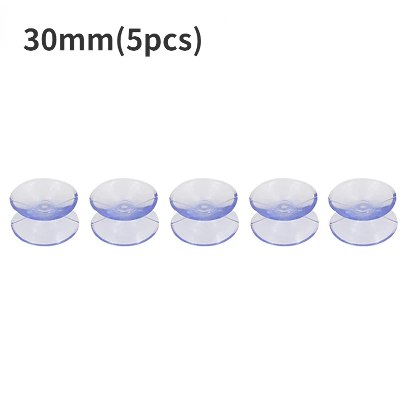 30/5 Uds ventosa de doble cara-almohadillas de ventosa para vidrio plástico acuario tubo de oxígeno DIY soporte de jabón accesorios 20/30/35mm: Rojo