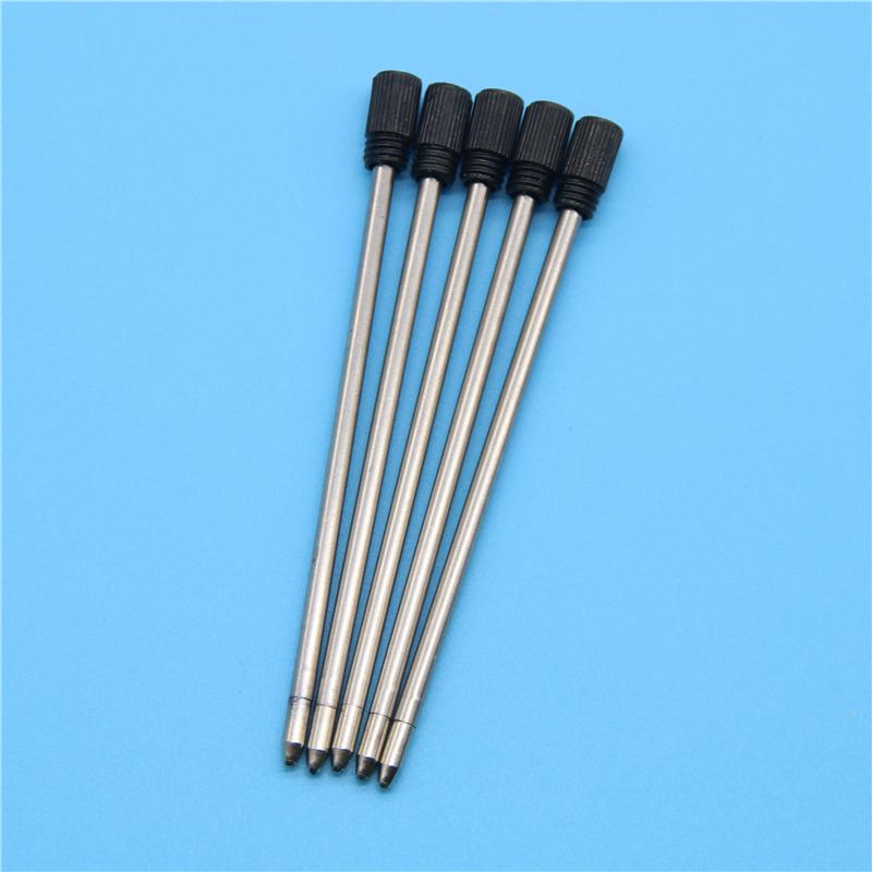 0.7mm Metal Crystal Pen Refill Ballpoint Ball Point Pen for Writing: Black
