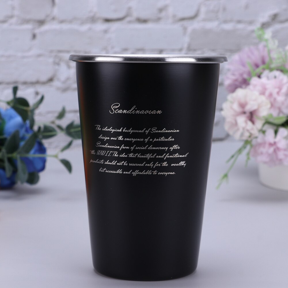 1 pc decoratieve 500ml- kops bierpul voor cocktails, koffie, melk, feestje