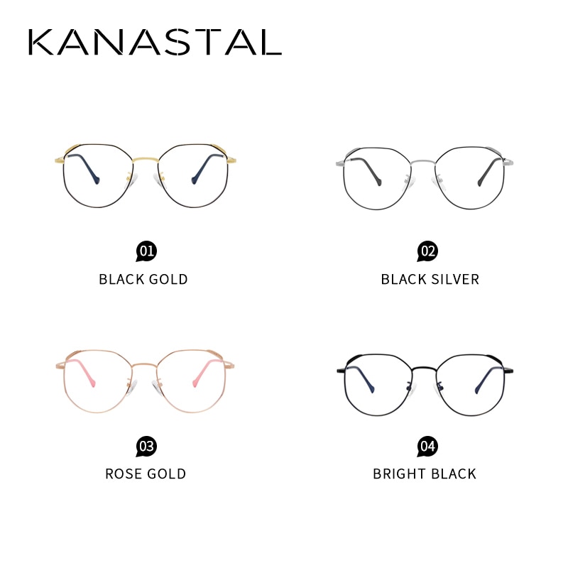KANASTAL, gafas de protección de luz azul para ordenador, gafas ópticas para juegos, antifatiga, 1906