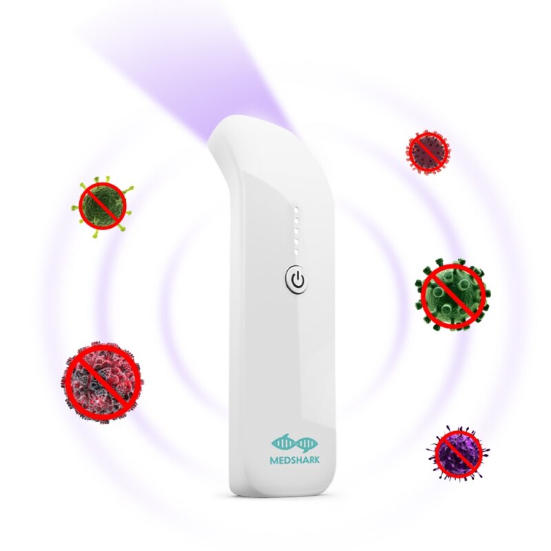 Portable UVC Ultraviolet Light Ozone Ultraviolet Germicidal Sterilization Lamp Home Disinfection Machine for Home Office Travel