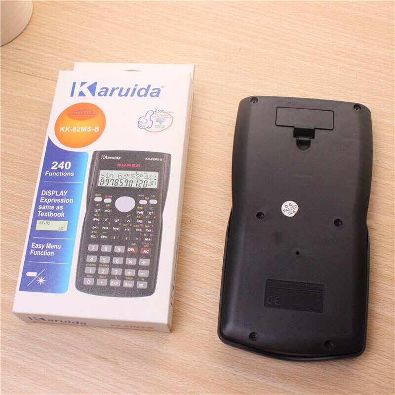 Calculadora Científica de ingeniería para estudiantes, herramienta de cálculo de papelería, Función científica