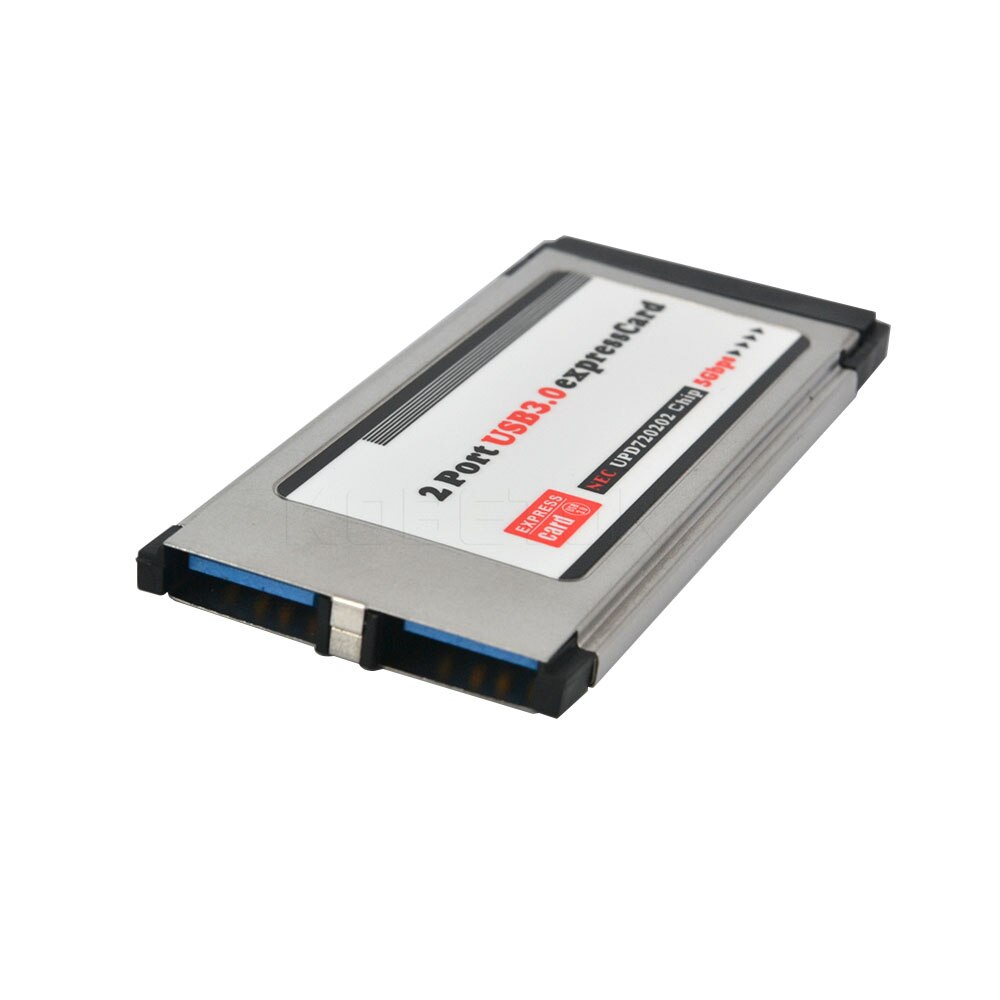 Kebidumei-Tarjeta PCI Express a 2 puertos, adaptador USB 3,0, tarjeta expressCard de 34mm, convertidor de tarjeta Express para ordenador portátil