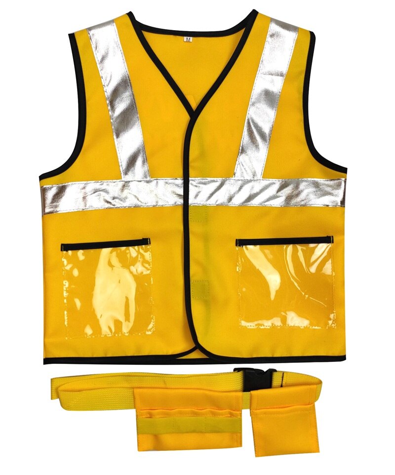 Construcción disfraz de trabajador Kit para niños conjunto de juguete carrera trajes de trabajador cosplay