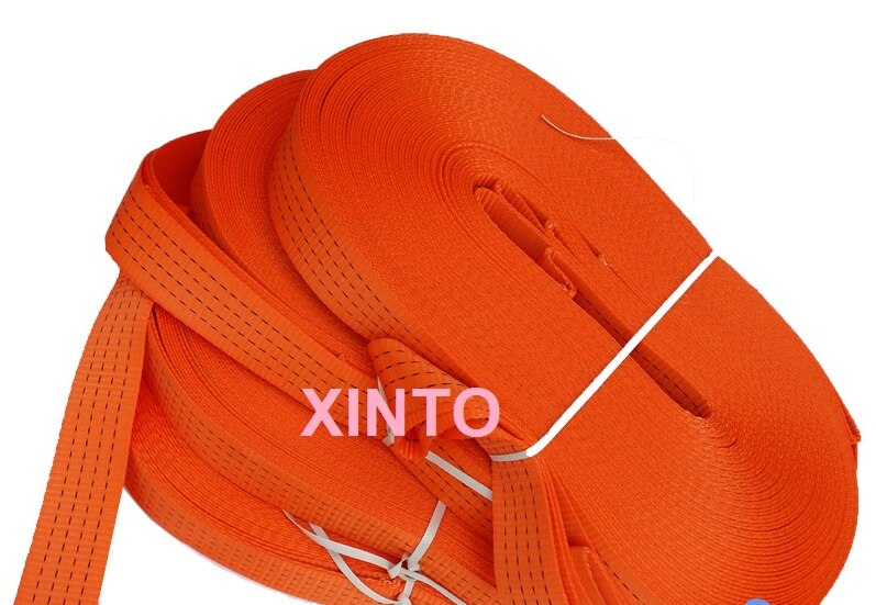 5CM, 3TON---5Ton cargo lashing strap sling package ratchet tie down belt binder sling.