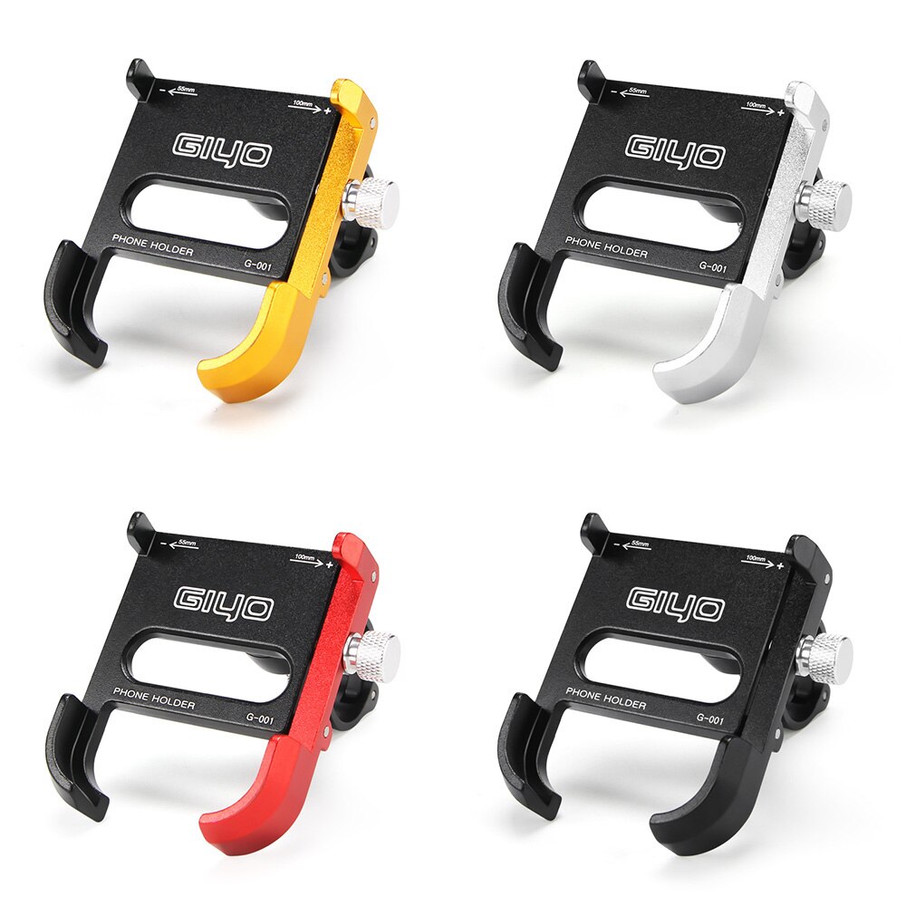 Support de téléphone portable pour vélo en alliage d&#39;aluminium, Clip de guidon pour vtt