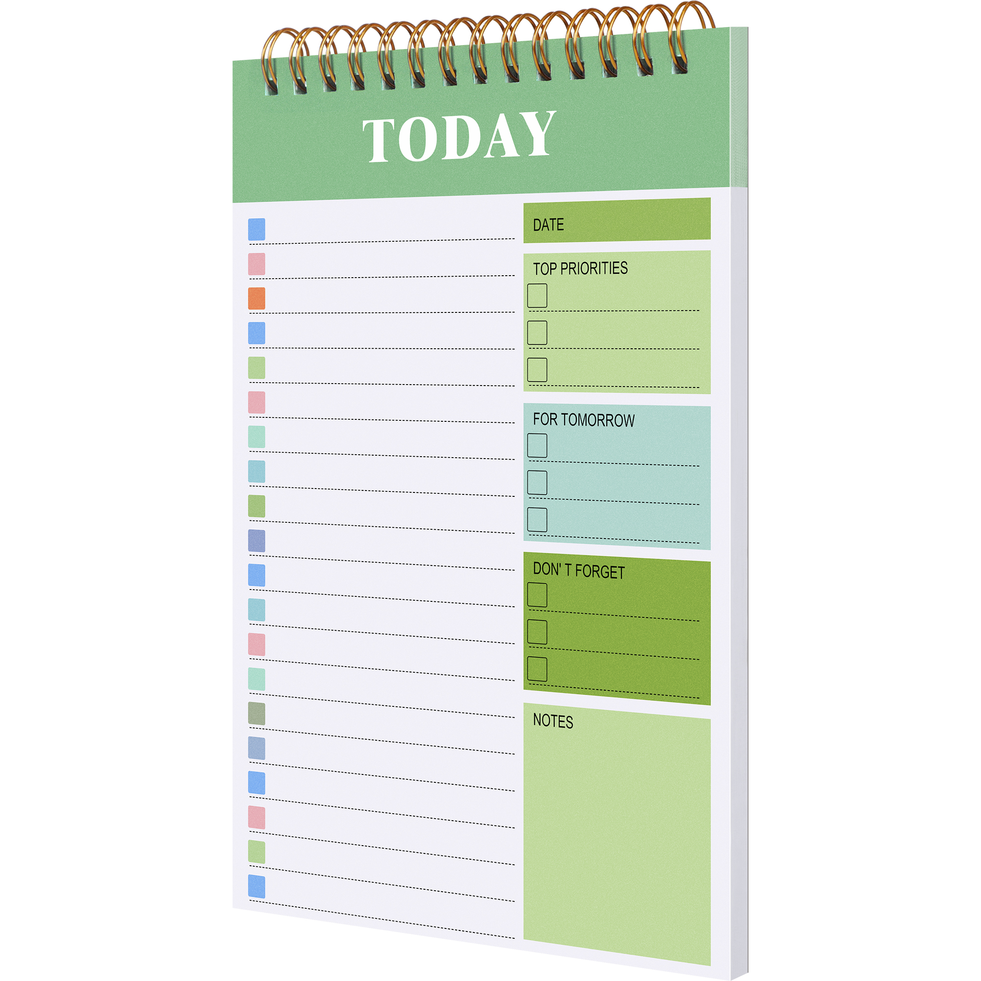 Notebook Briefpapier Leraar Cadeau Dagboek Campus Agenda Ongedateerde Dagelijkse Planner Kantoorbenodigdheden Blocnote Korting Dagboek Om Te Doen Lijst: WHITE / A3