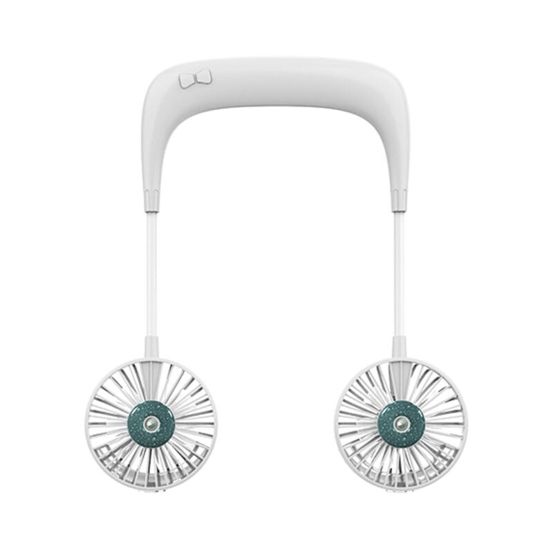 Ventilador de cuello colgante perezoso de , vaporizador de aire portátil ajustable, carga USB, ventilador de pulverización de agua de refrigeración