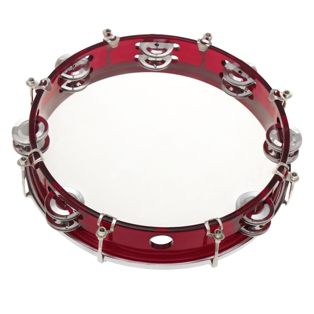 10 "ręczny bęben tamburynowy metalowy instrument muzyczny perkusyjny