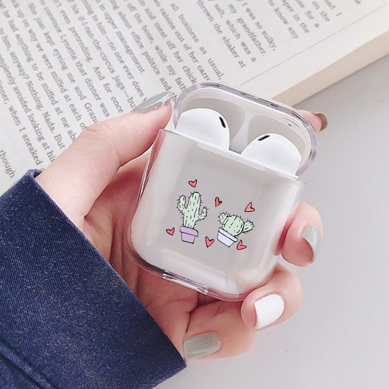 Case for airpods Cute Earphone Case For AirPods Cover Cartoon Wireless Earphone Accessories for Apple Airpods Soft Case Bag: I200335