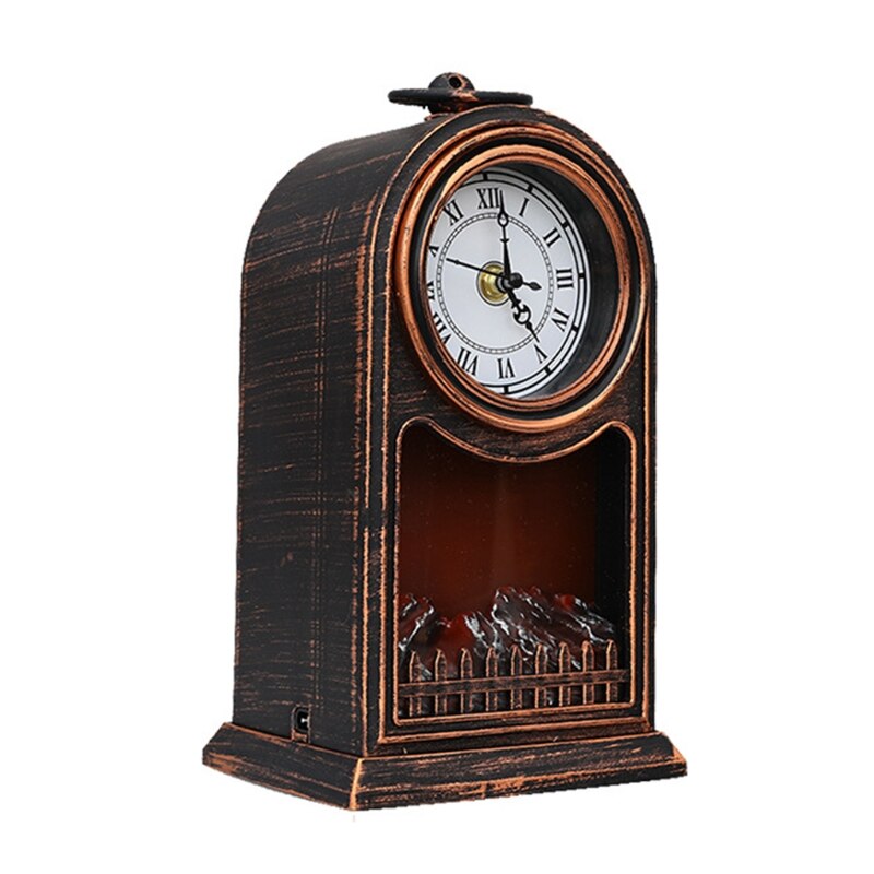 Metal Flickering Flame Lantern Indoor Hanging Lanterns LED Flame Lights W0YC: D