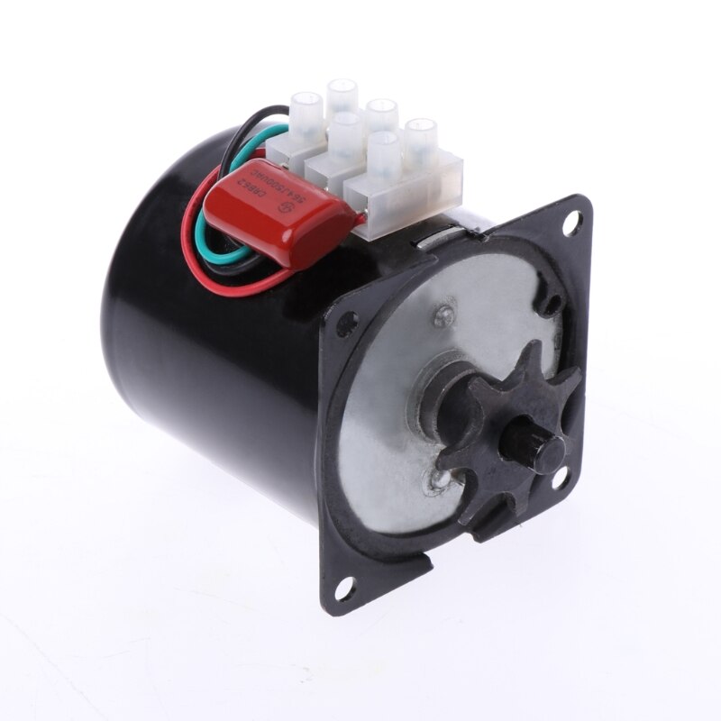 220V AC volteador de huevos motor incubadora Reversible componentes de engranajes 2.5r/min