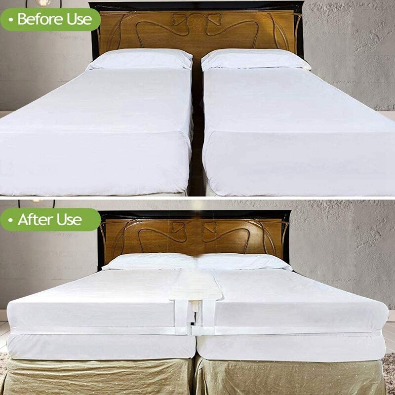 Bedbrug twin naar king converter kit verstelbare matras connector voor bed bedspacefiller twin bed connector