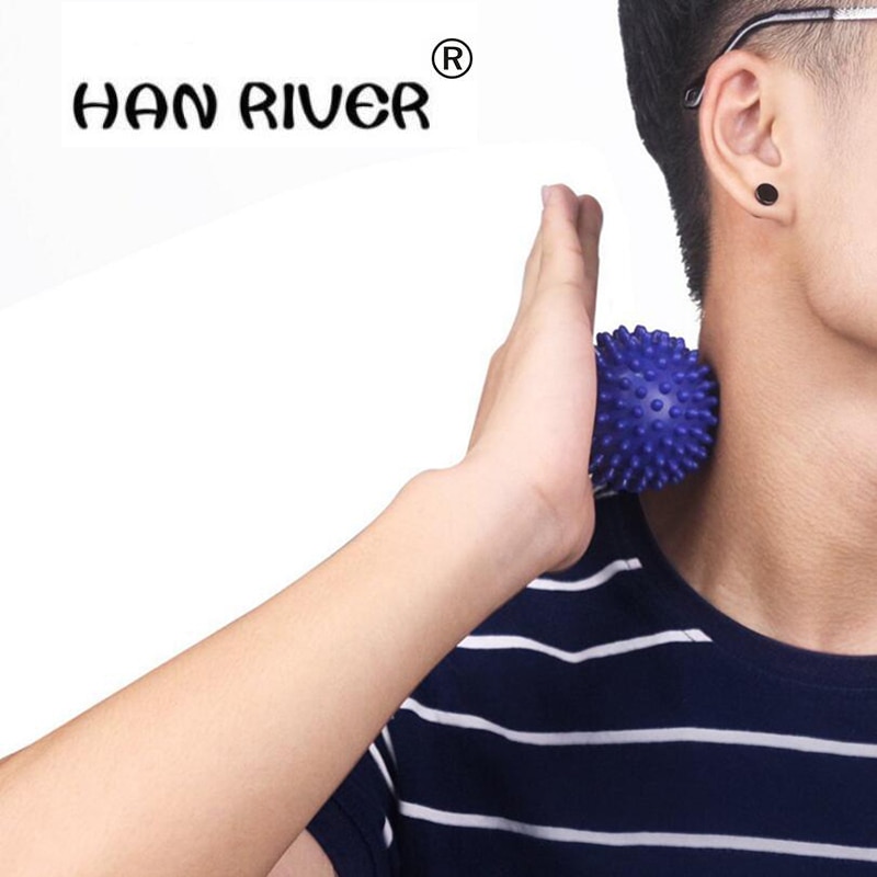 Hanriver ! De Mini Plantaris Voet Massage Bal Pvc Blauw Massage Fitness Bal Harde Massage Massage