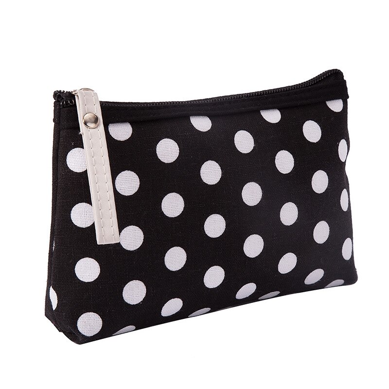 Reizen Canvas Opbergtas Draagbare Stippen Zonnebrandcrème Gezichtsmasker Organizer Bag Huidverzorgingsproducten Verpakking Zak: Black