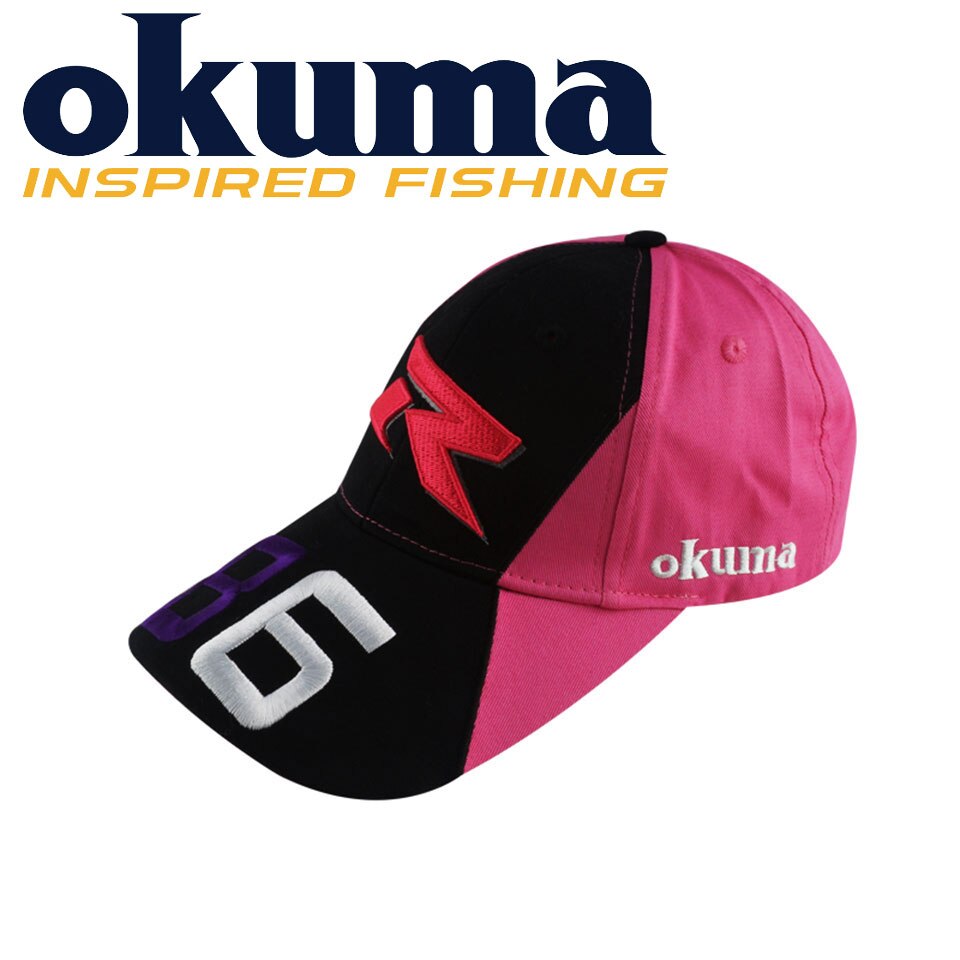 Original okuma fiskehue fiske tørklæde kasket udendørs hat 100%  bomulds solhat åndbar blød justerbar størrelse: D