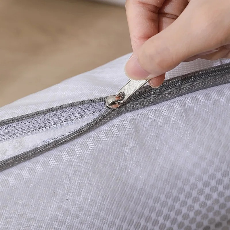 Bolsas de mano para lavandería mejoradas, reutilizables, para lavadora, cuidado de ropa, bolsa de lavado, red de malla, sujetador, calcetines, lencería, ropa interior, almacenamiento de lavandería