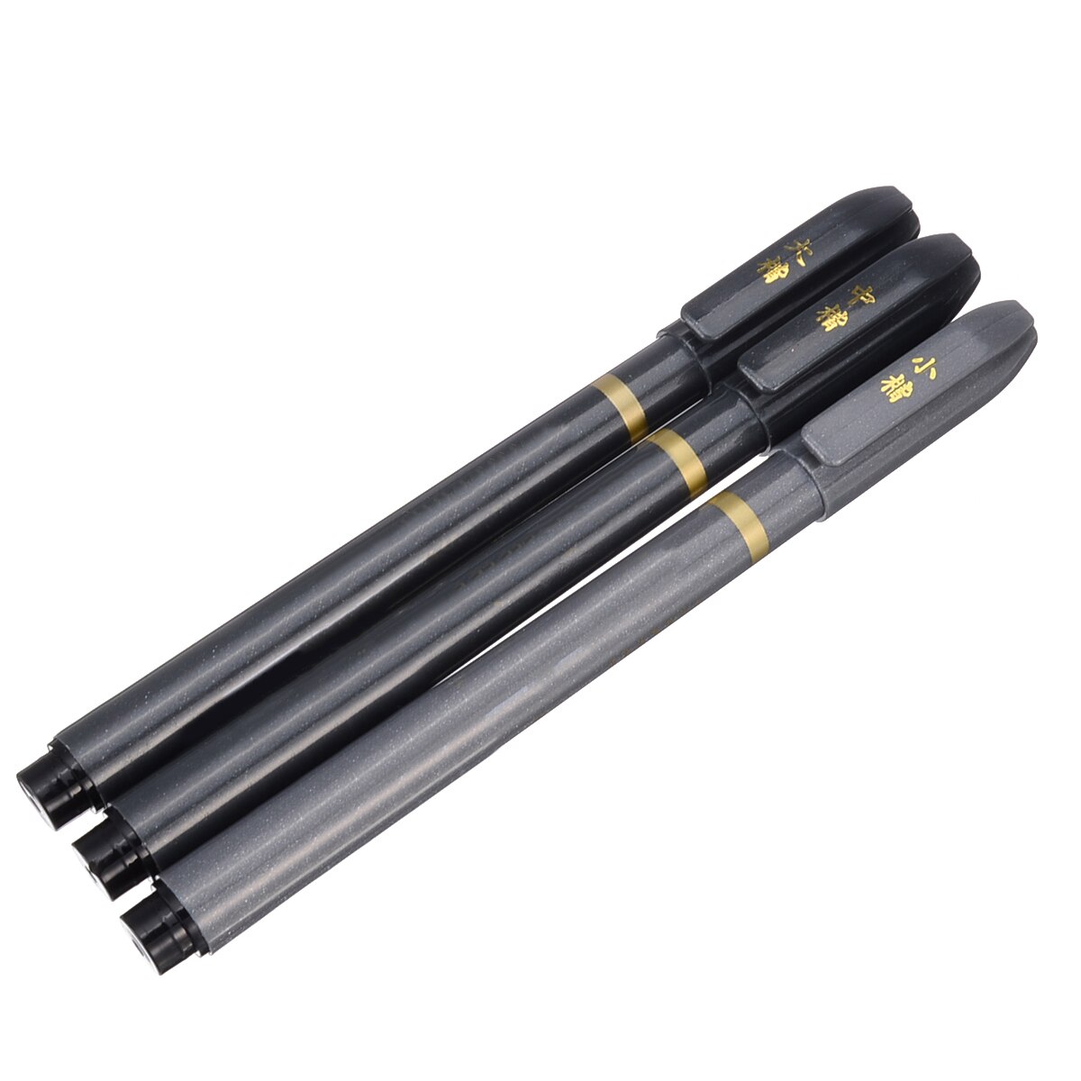 3pcs Chinese Japanese Calligraphy Brush Pen Art Markers Writing Office School Supplies Stationery Student L/M/S Szie