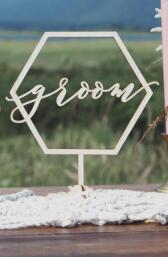 Sweetheart table decor, Bride and Groom Sign, Wedding decor, Wedding sign, Rustic wedding decor, Wedding: no3 / 10cm