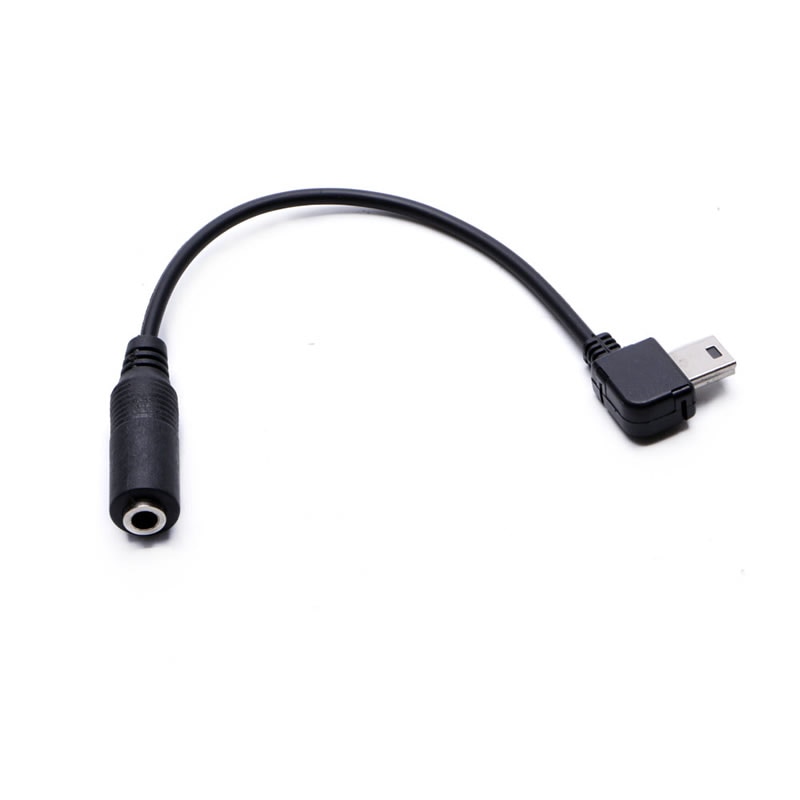 3.5mm mini usb mikrofon mikrofon adapter kabel för gopro hero 3 3+ 4 kamera 634a
