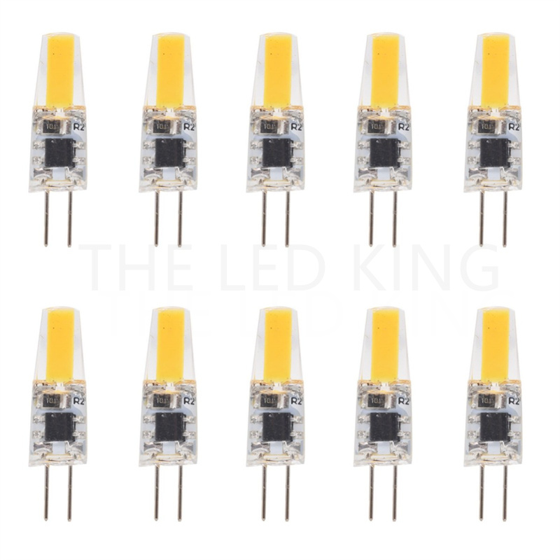 10X bombilla LED G4 AC/DC 12V 220V lámpara regulable 9W 6W G4 COB reemplazo de luz 60W 30W lámpara halógena lámpara de alto brillo para el hogar
