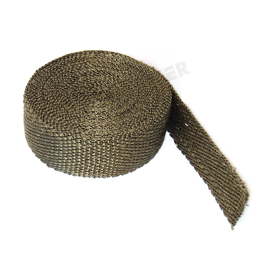 Pack chauffant en titane, 5cm X 5m, couleur or foncé, pièce de rechange pour tuyau de descente de voiture