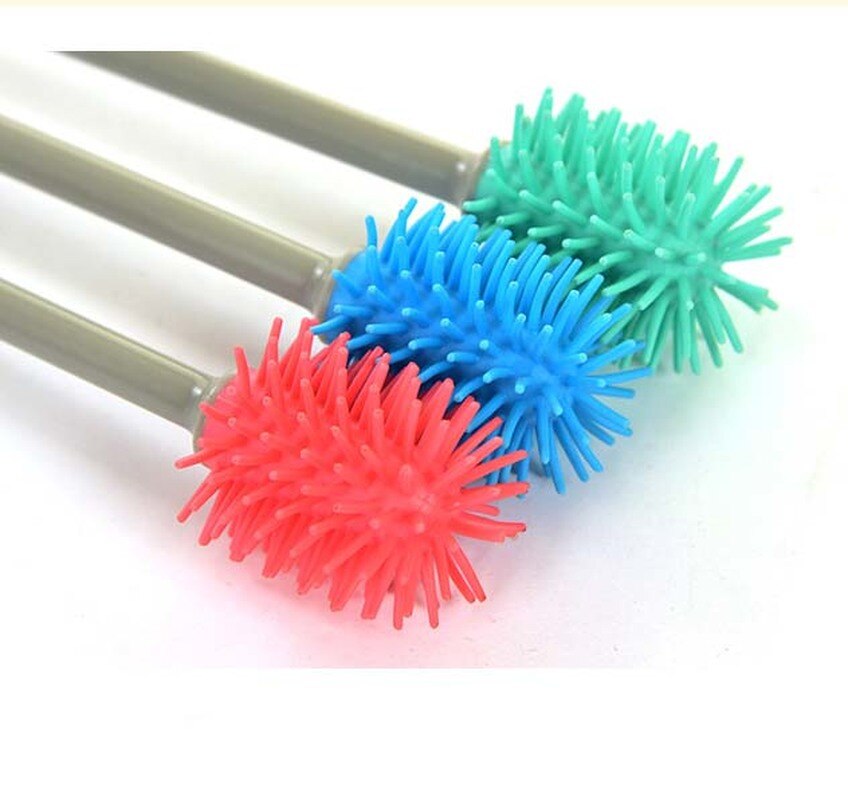 Garrafa de leite escova design exclusivo garrafas de bebê esfregando ferramenta de limpeza de silicone cozinha cleaner frasco de bebê cabeça redonda escova