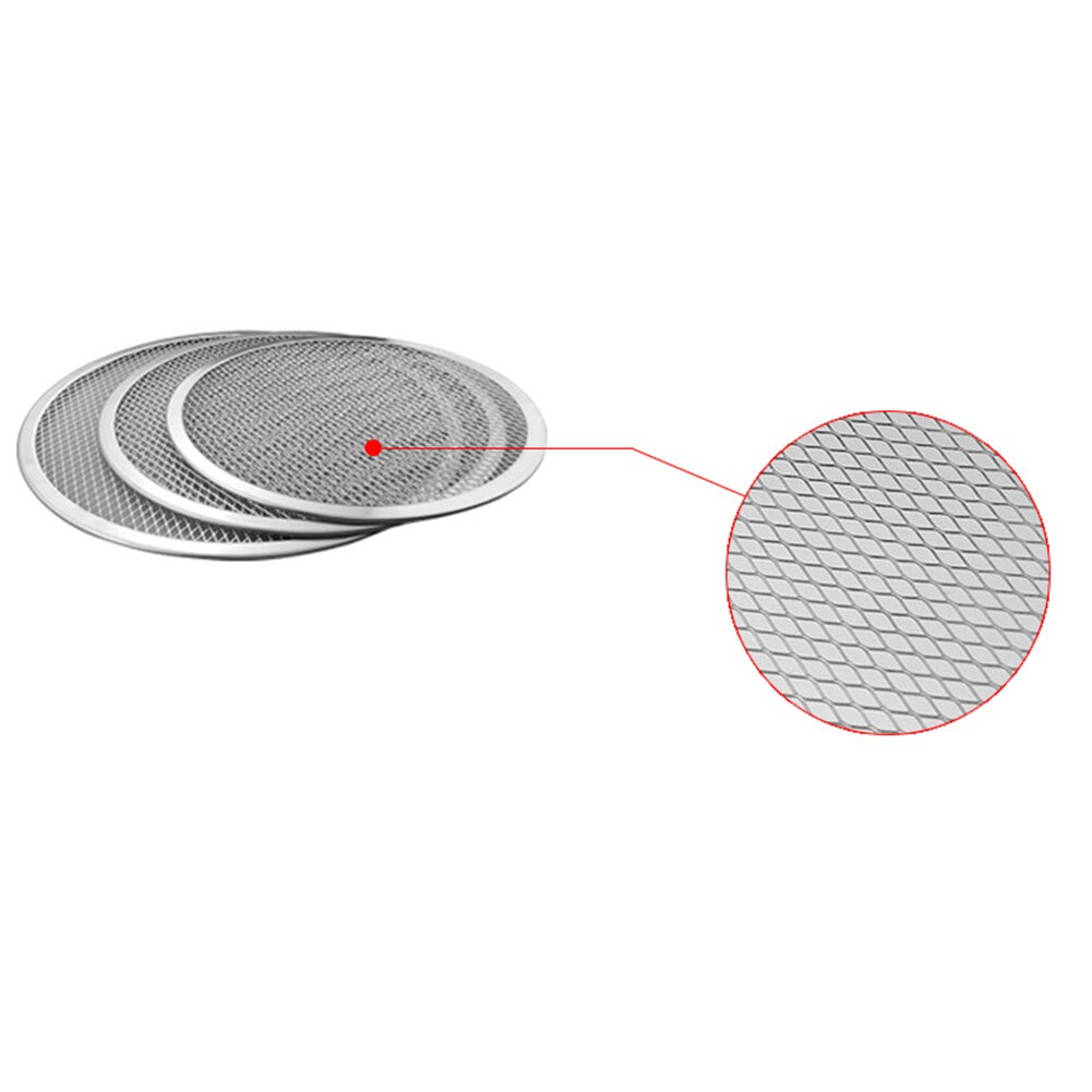 Pizza Platte Pizza Bildschirm Backblech Nahtlose Aluminium Netz Backformen Küche Werkzeuge 6-16 Zoll Pizza Kochen Backen Zubehör