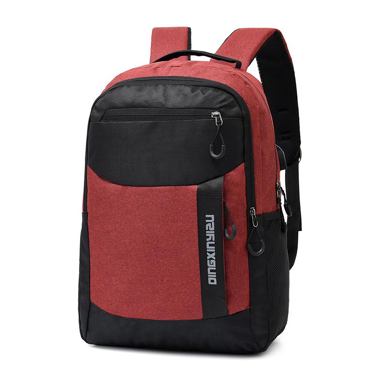 Fengdong mochila impermeable antirrobo 15 pulgadas mochilas para ordenador portátil mochila de viaje mochilas escolares para estudiantes adolescentes niños: Red