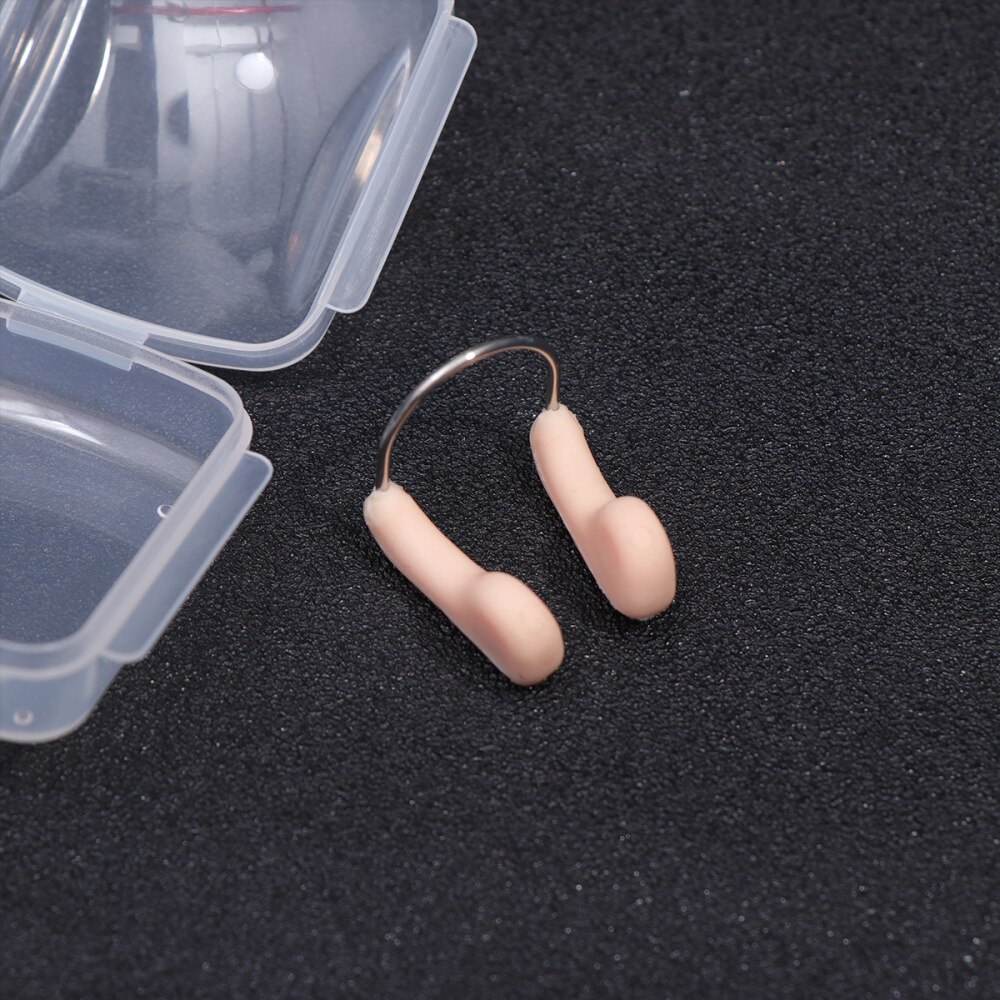 Pinza de Nariz de natación antiasfixia útil y portátil de silicona 6 uds para natación tren de buceo