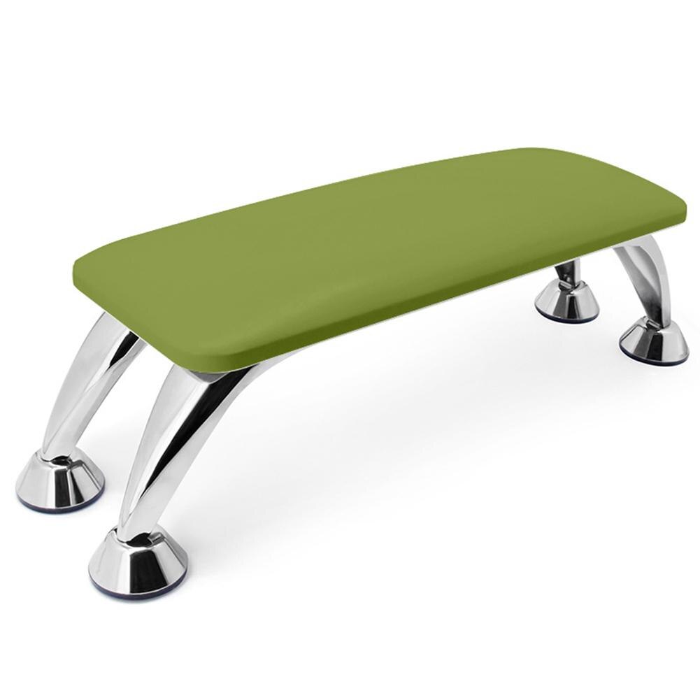 Soporte de manos para manicura, cojín para reposabrazos, cómodo y espacioso, estación de escritorio, juego de herramientas para uñas: Green