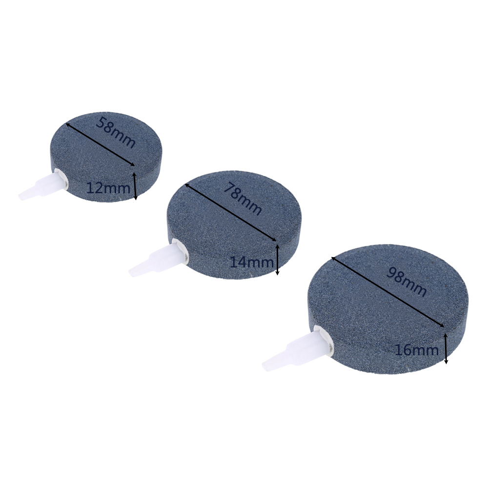 Durable Air Bubble Stone Aerator for Fish Tank Aquarium Round Oxygen Increase Sand Plate Aquarium Accessory