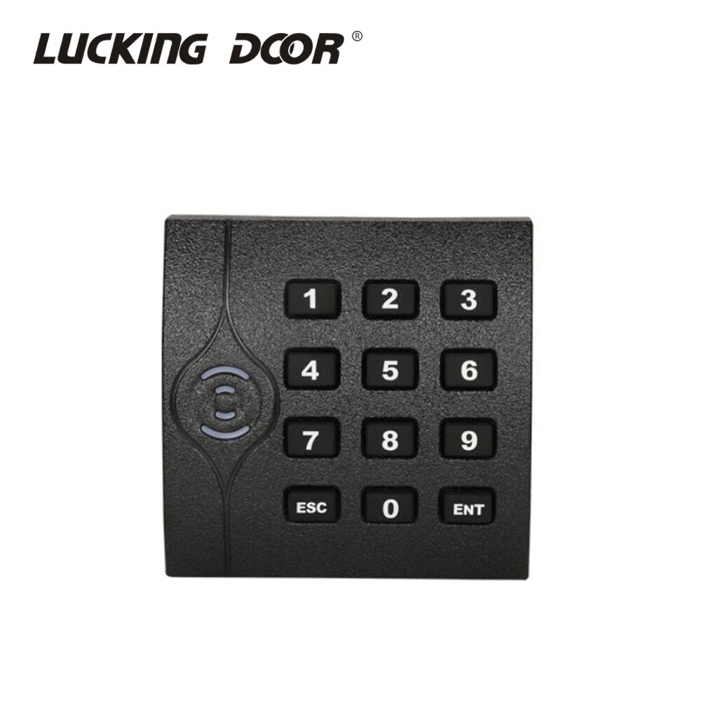 Ip65 waterproof Proximity 125khz Rfid Card Reader with keyboard Wiegand 26/34 13.56mhz Reader For Access Control System KR202