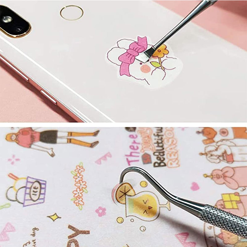 5 Pcs Vinyl Weeding Craft Kit Engraving Knife Hook Weeder for Scrapbooking Carving Tool Kit for Silhouettes Cameos Lettering