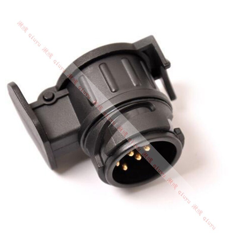 Durable 13 To 7 Pin Trailer Adapter Wiring Connector 12V Towbar Towing Waterproof Plugs Socket Adapter Protects Connections