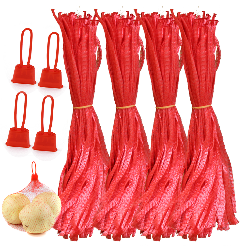 100 st 30-60cm nätpåsar för frukt och grönsaker, återanvändbara plastpåsar för uppsamling av fisk och skaldjur, livsmedel