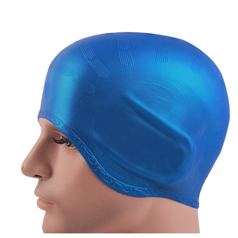 Elastic Waterproof Protect Ears Long Hair Sports Swim Pool Hat Swimming Cap Men Women Swimming Accessories Swim Equipment