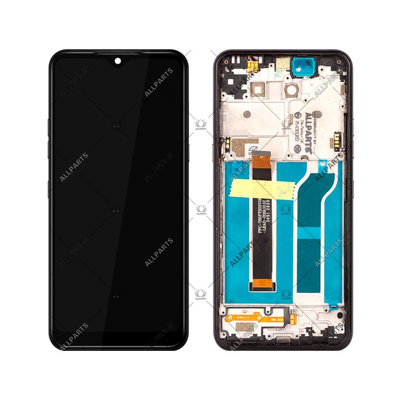 6.5 "Originele Display Voor Lg K51 Q51 Lcd Touch Screen Digitizer Vervanging K500MM K500UM LM-Q510N Q510: Black with Frame