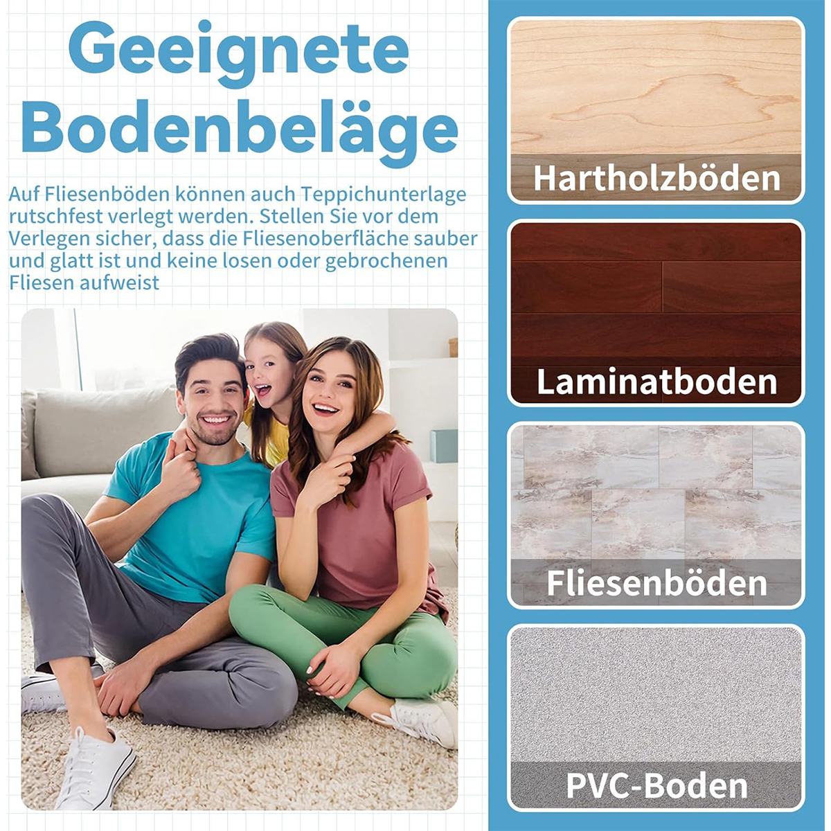 Tappetini antiscivolo per adesivi sottostrato per tappeti Cuscinetti antiscivolo sottostrato per tappeti Tappo antiscivolo per tappeti