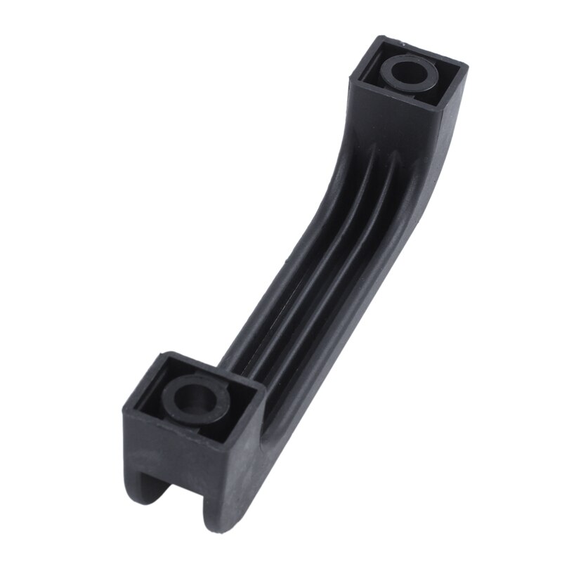 Door Cabinet Black Plastic Rectangular Pull Handle 5.2"