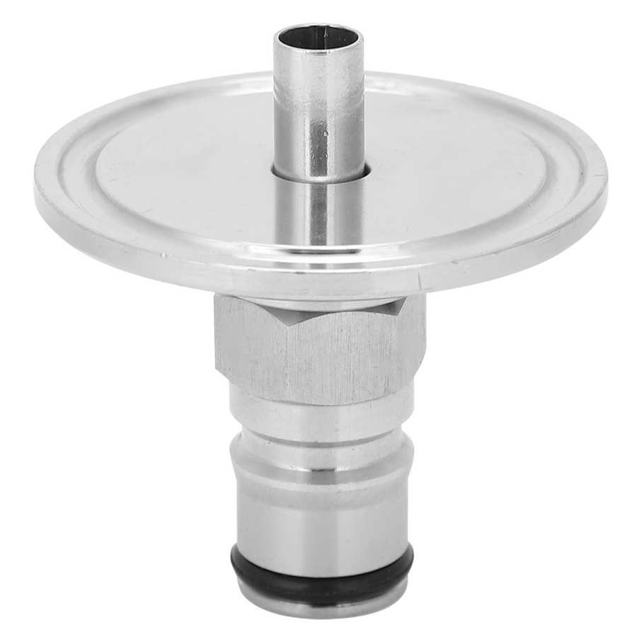 1.5in Gas/ Liquid Lock Post Adapter Tri Clamp to Ball Connector Beer Brewing Accessory Brewer Fitting