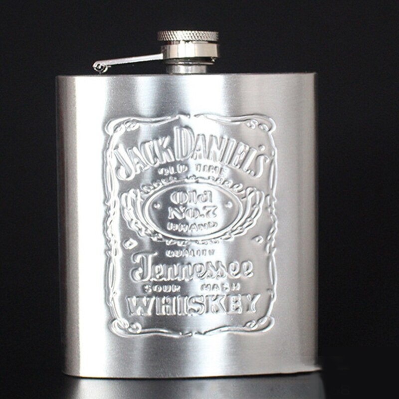 7oz 8oz Portable Stainless Steel Hip Flask Russian Wine Mug Wisky Bottle Drinkware Alcohol Bottle #